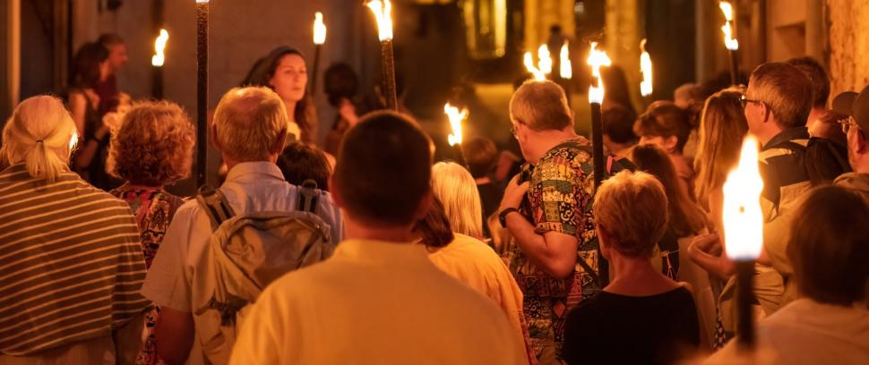 Visite aux flambeaux 