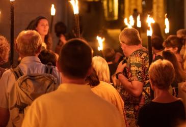 Visite aux flambeaux 